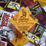 FURRYPACK custom "white powder" seal sticker